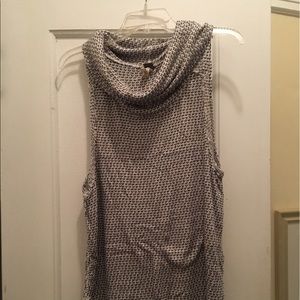 Free People cowl neck sweater tank. Size M